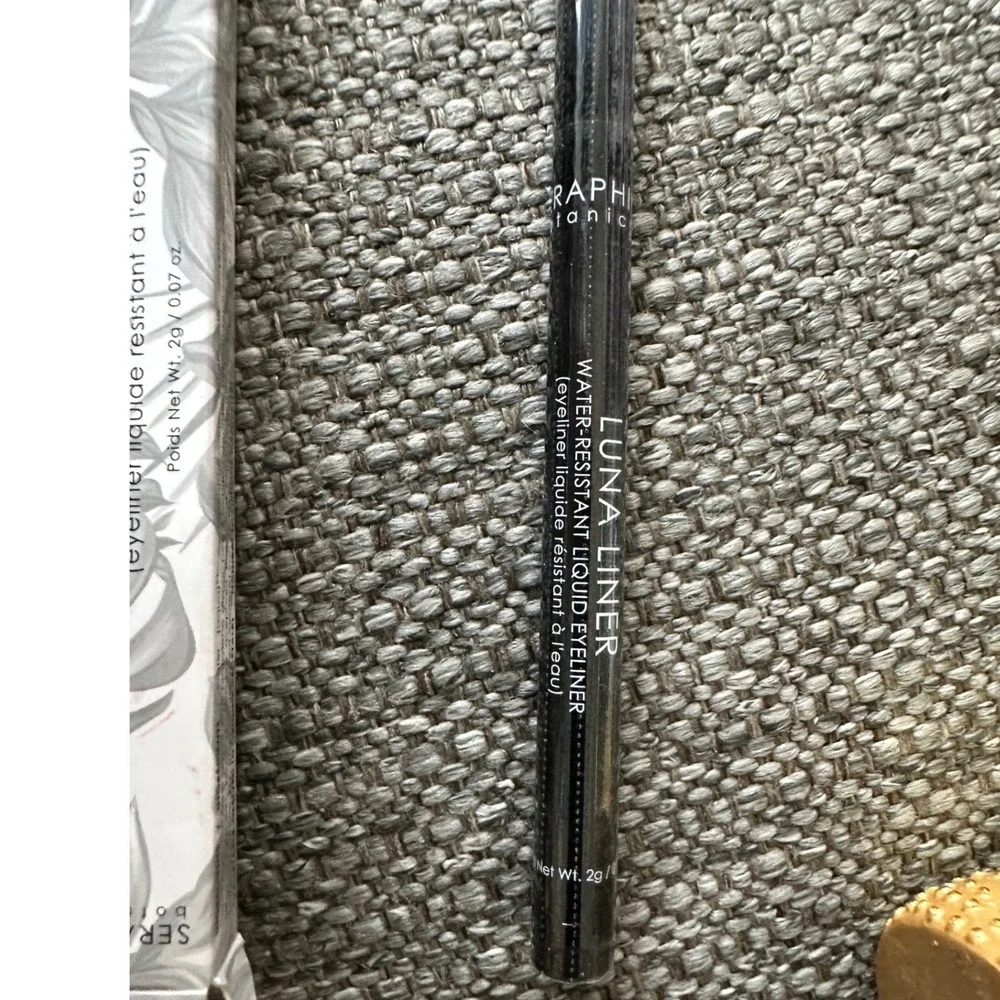 Seraphine Botanicals Luna Liner Water Resistant Liquid Eyeliner Pitch Black 2g